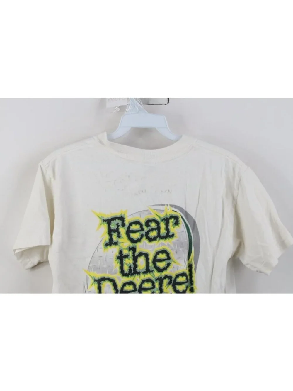 Vintage Y2K Boys Large Fear the Deere Tractor Racing Tampico Motorsports T-Shirt